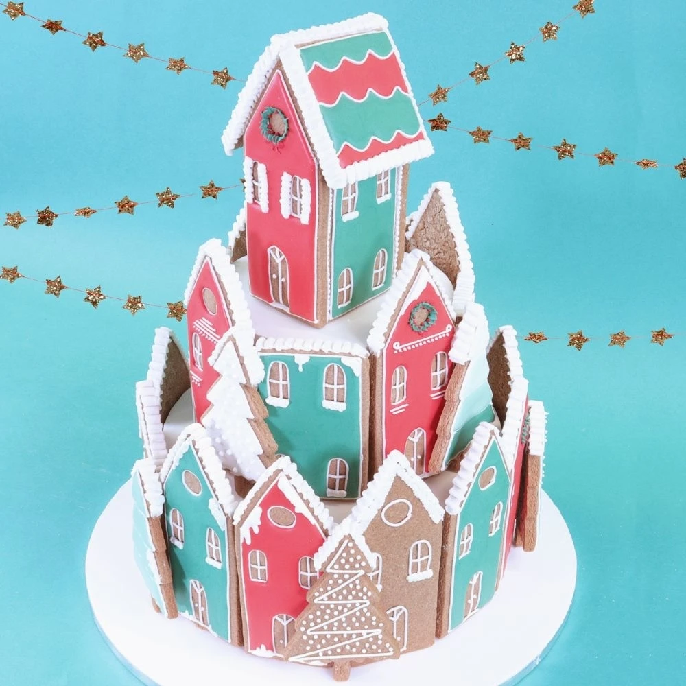 PME Gingerbread House Cutter Set 4 PME Gingerbread House Cutter Set - Image 2