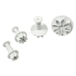 PME Set Of 4 Daisy/Marguerite Flower Plunger Cutters