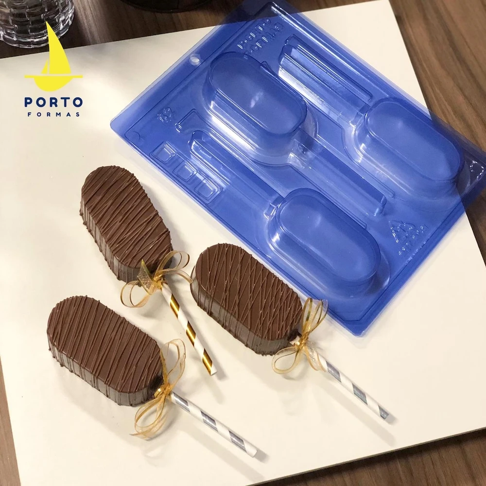 Porto Formas Cakesicle 3-Part Chocolate Mould - 3 Cavity 7 Porto Formas Cakesicle 3-Part Chocolate Mould - 3 Cavity - Image 5