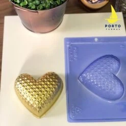 Porto Formas Quilted Heart 3-Part Chocolate Mould 8 Porto Formas Quilted Heart 3-Part Chocolate Mould -Baking Supplies Store porto formas quilted heart 3 part chocolate mould p14108 54183 image