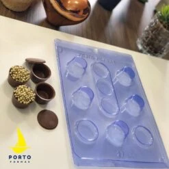 Porto Formas Special Round Box With Lids 3-Part Chocolate Mould 10 Porto Formas Special Round Box With Lids 3-Part Chocolate Mould -Baking Supplies Store porto formas special round box with lids 3 part chocolate mould p14121 54331 image