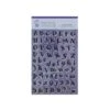 Purple Cupcakes ImpressIt Funky Alphabet Stamp Set