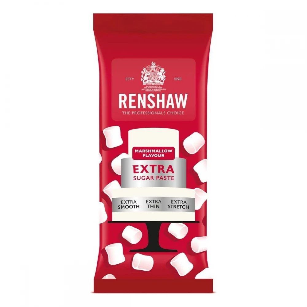 Renshaw White Marshmallow Extra Ready To Roll Icing 1kg 3 Renshaw White Marshmallow Extra Ready To Roll Icing 1kg