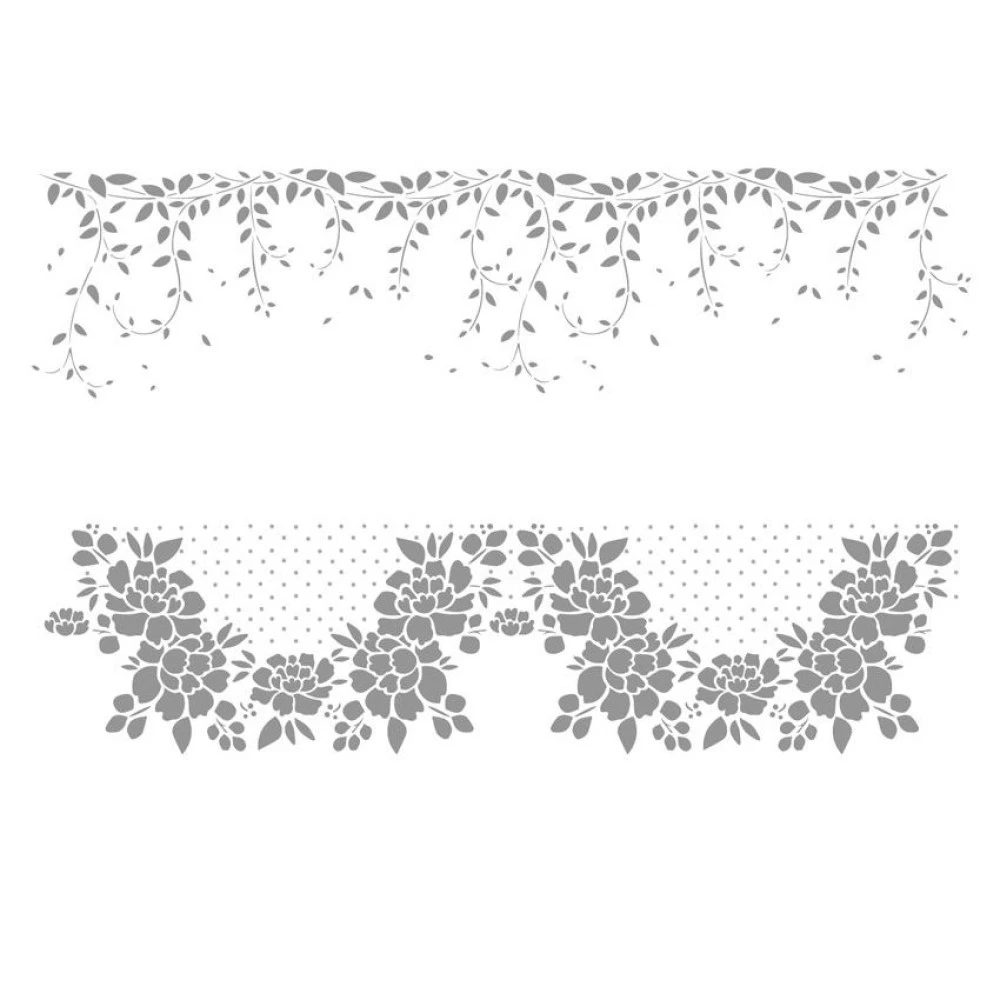 Silvia Favero Alba Duo Cake Stencil 3 Silvia Favero Alba Duo Cake Stencil