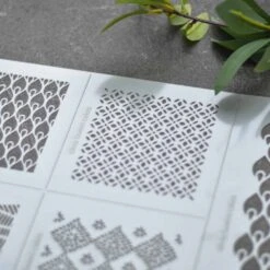 Silvia Favero Platinum Stencil Set Of 7 8 Silvia Favero Platinum Stencil Set Of 7 -Baking Supplies Store silvia favero platinum stencil set of 7 p15480 67608 image