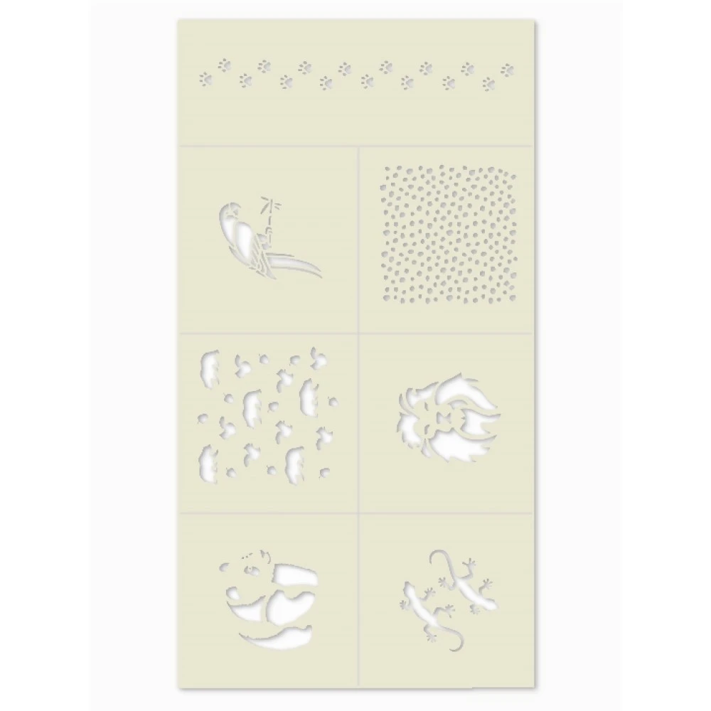 Silvia Favero Spirit Stencil Set Of 7 6 Silvia Favero Spirit Stencil Set Of 7 - Image 4