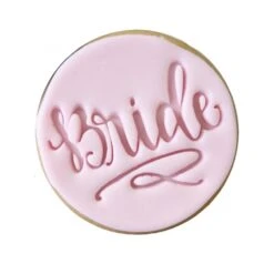 Sweet Stamp Bride' Cookie/Cupcake Embosser