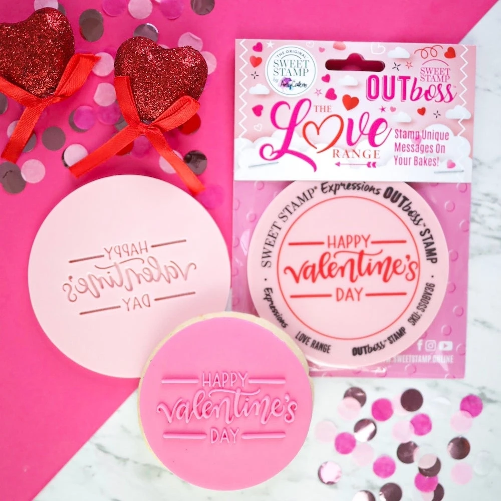 Sweet Stamp Happy Valentine's Day Banner - OUTboss Love 3 Sweet Stamp Happy Valentine's Day Banner - OUTboss Love