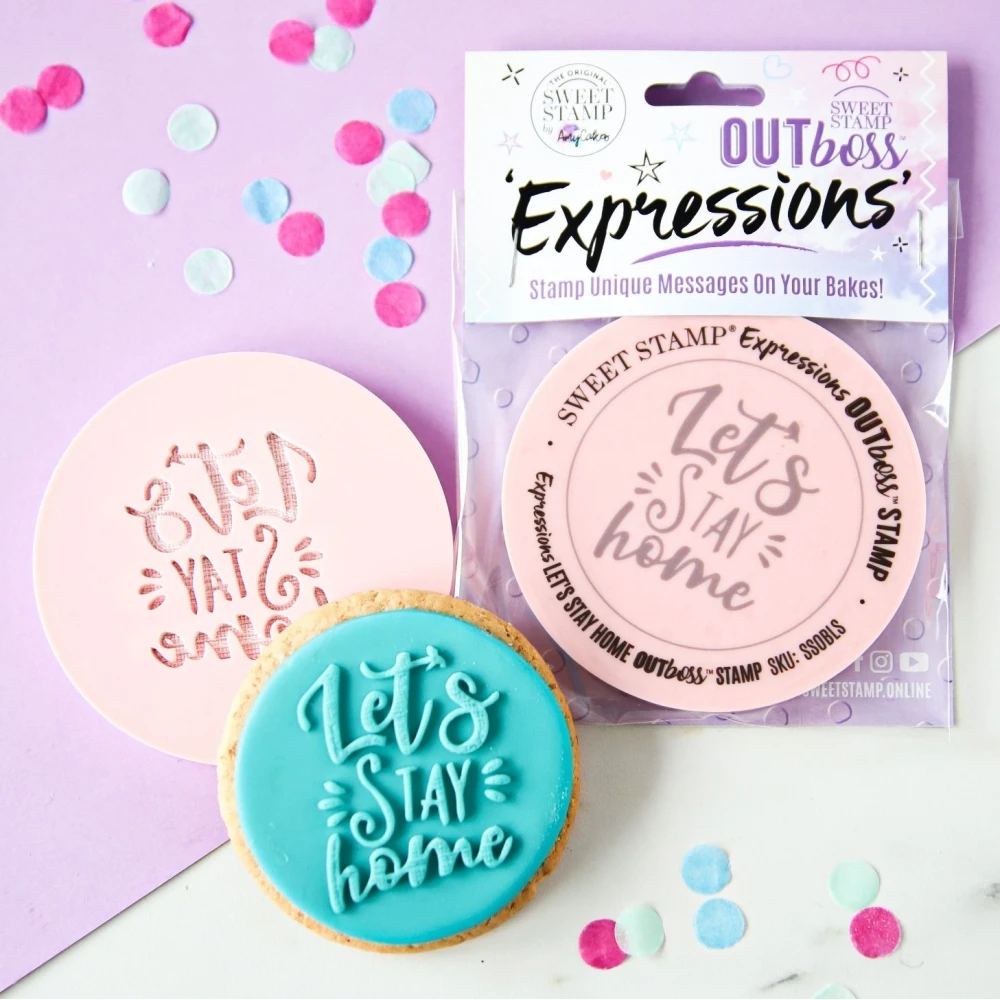 Sweet Stamp Let's Stay Home - OUTboss Expressions Stamp 3 Sweet Stamp Let's Stay Home - OUTboss Expressions Stamp