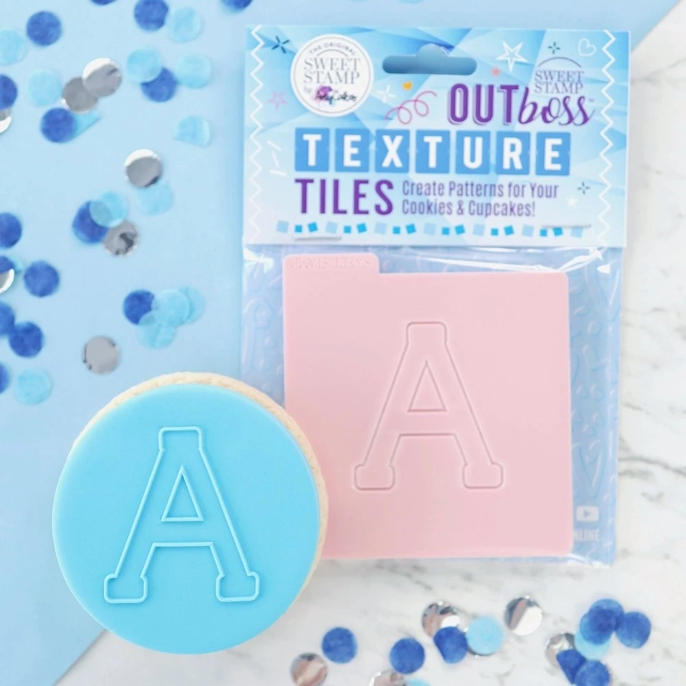 Sweet Stamp Monogram Varsity Letters - OUTboss Texture Tile 3 Sweet Stamp Monogram Varsity Letters - OUTboss Texture Tile