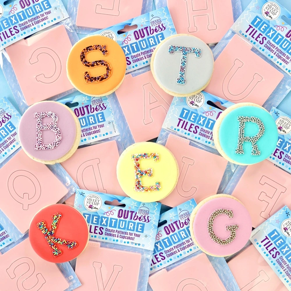 Sweet Stamp Monogram Varsity Letters - OUTboss Texture Tile 4 Sweet Stamp Monogram Varsity Letters - OUTboss Texture Tile - Image 2