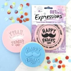 Sweet Stamp Moustache Happy Father's Day - OUTboss Expressions Stamp