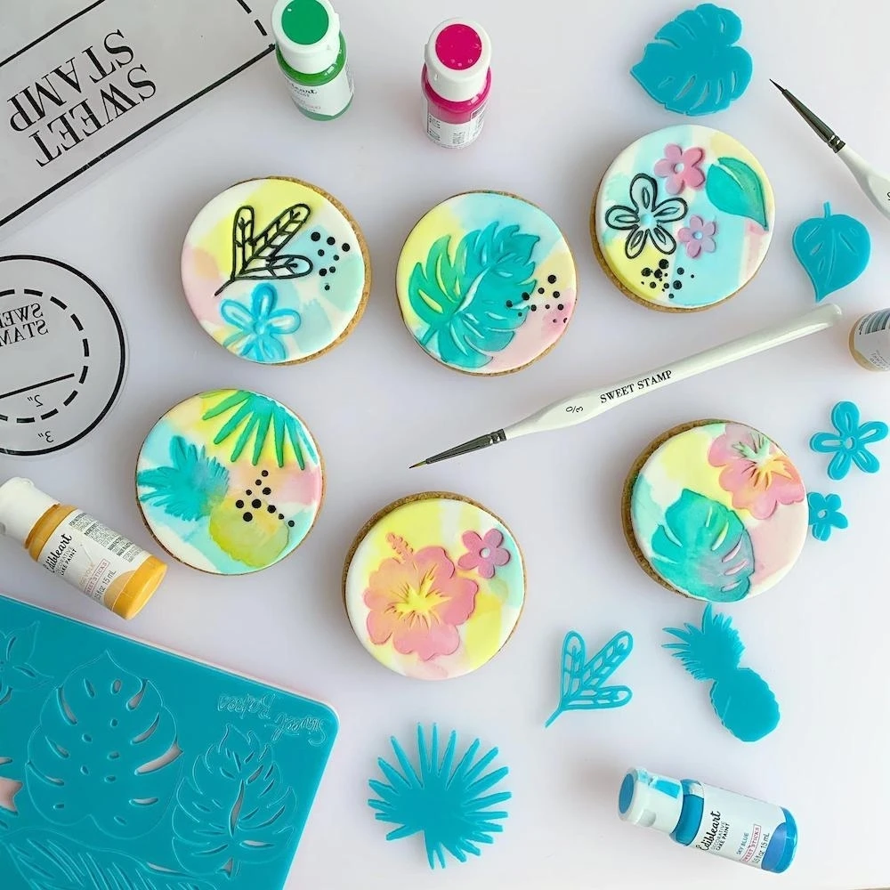 Sweet Stamp Tropical Vibes Embossing Set By Sweetbakes 9 Sweet Stamp Tropical Vibes Embossing Set By Sweetbakes - Image 7