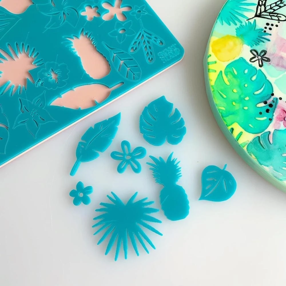 Sweet Stamp Tropical Vibes Embossing Set By Sweetbakes 10 Sweet Stamp Tropical Vibes Embossing Set By Sweetbakes - Image 8