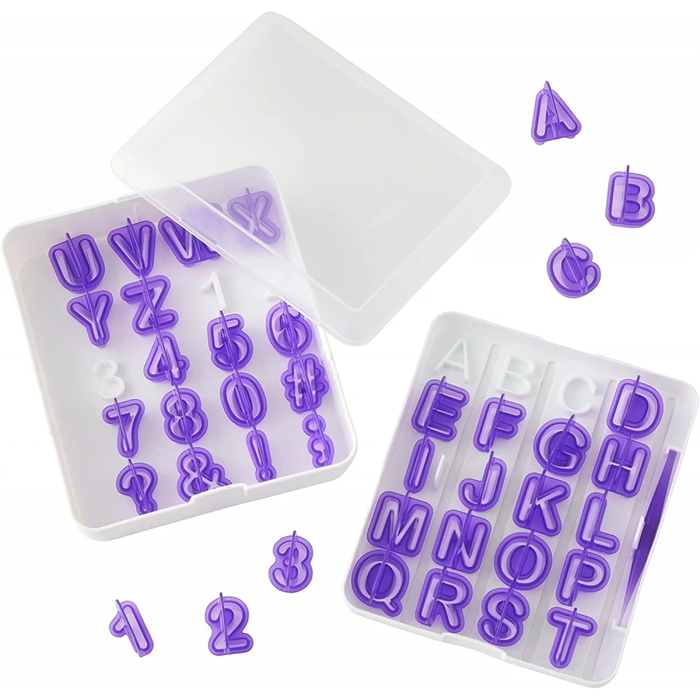 Wilton Alphabet And Number Cut-Outs Set 4 Wilton Alphabet And Number Cut-Outs Set - Image 2