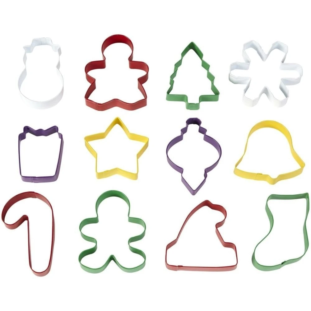 Wilton Christmas Cookie Cutter Set Of 12 4 Wilton Christmas Cookie Cutter Set Of 12 - Image 2