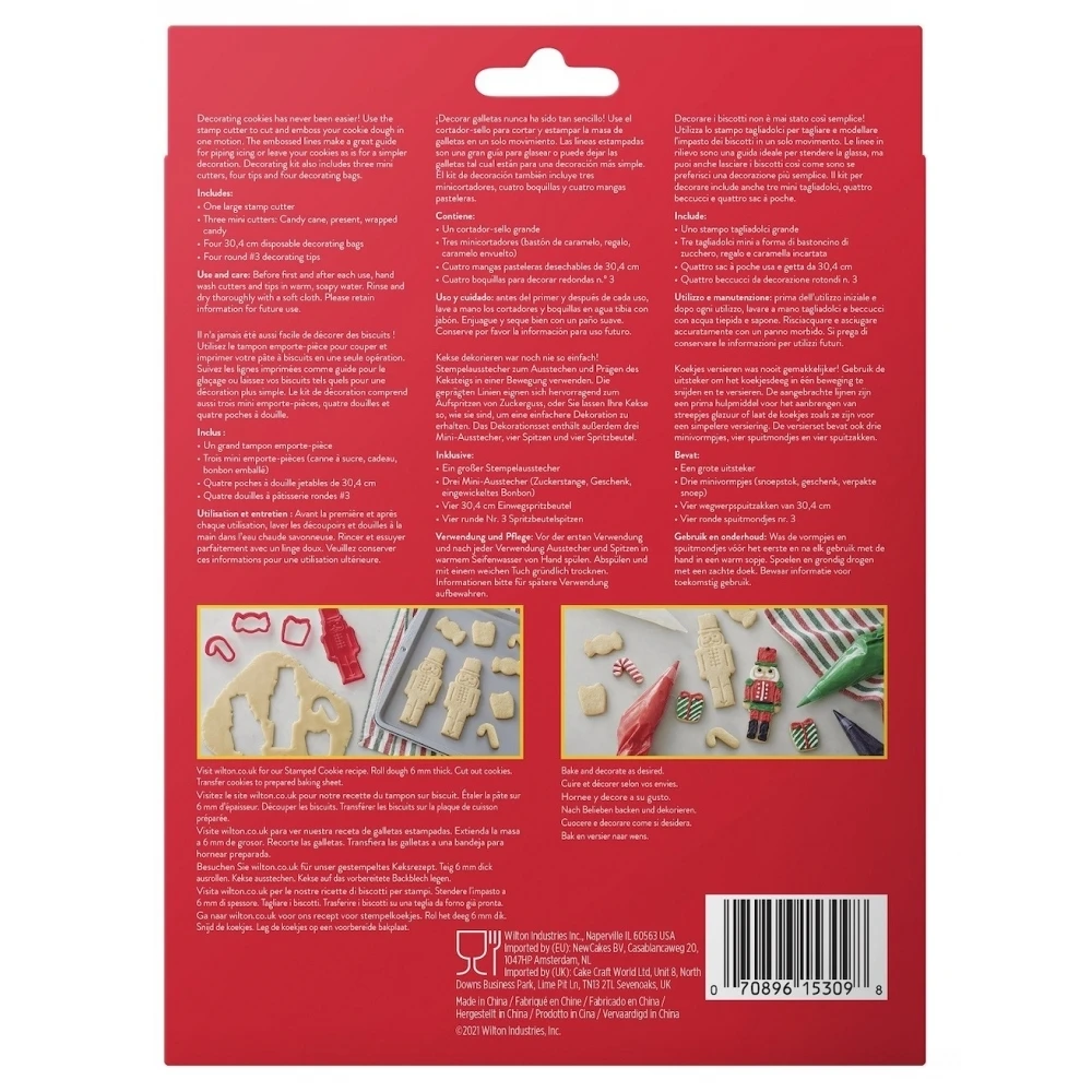 Wilton Nutcracker Cookie Cutter & Stamp Kit 8 Wilton Nutcracker Cookie Cutter & Stamp Kit - Image 6